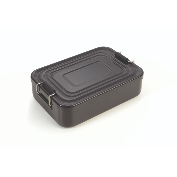 Verrassend genoeg activering Bouwen Troika metalen Bento Box lunchbox 1000ml, Zwart