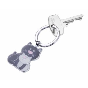 Troika Cat & Kitty Sleutelhanger Kat en kitten