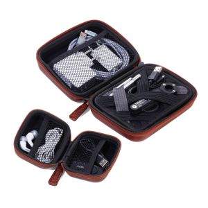 Troika Onpack Set van 2 EDC organiser tas etui voor voor make-up, elektronica en accessoires