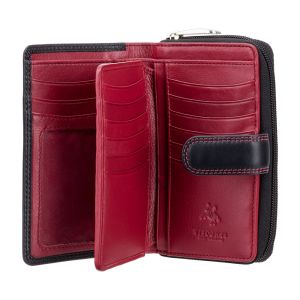 Visconti Portemonnee Dames Ruby RFID Rood leer