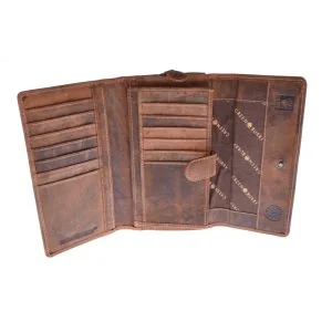 GreenBurry Grote Overslag Portemonnee Vintage 