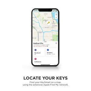 KeySmart iPro - Key Organizer-sleutelhanger met Apple Find My App
