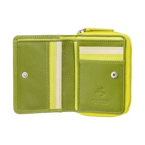 Visconti Hawaii Portemonnee Green Lime Kleurrijke Leer