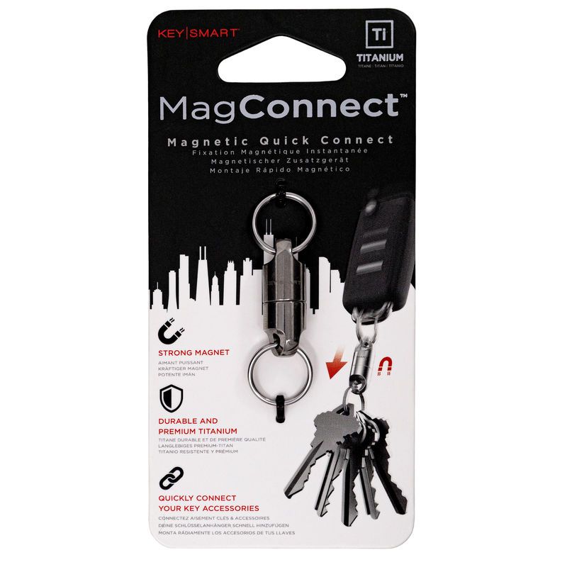 6 Stuks Metalen Magneet Sleutelhanger Magnetische Sleutelhanger Pocket Sleutelhanger Magneethouder met Gespleten Ring | NL